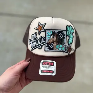 Buckskin and Boujee Western Trucker Hat!