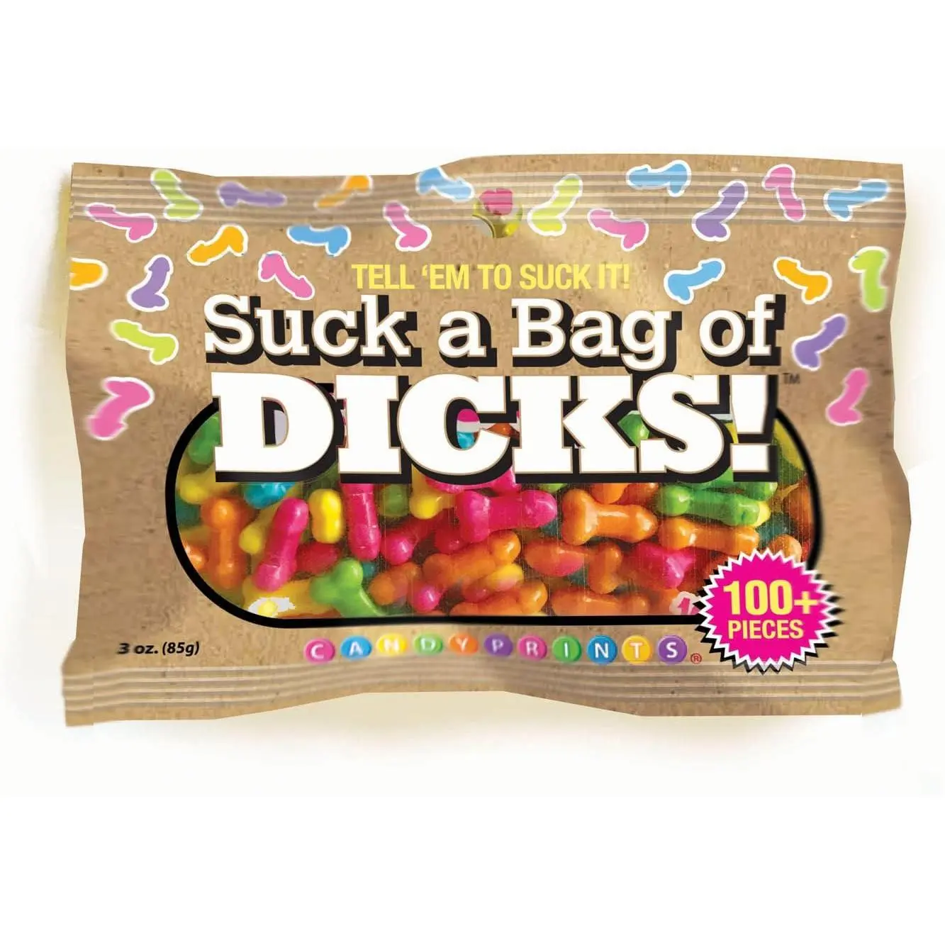 Adult Novelty Gag Candy | Funny Party Favor | 100 Pieces | 3 oz