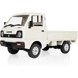 WPL D14 RC Drift Car 1/10 4WD Off Road Truck 2.4 GHz Remote Control 4x4 Kei Truck with 280 Motor, Proportional Throttle & Steering, Hobby Grade Vehicle RTR for Adults