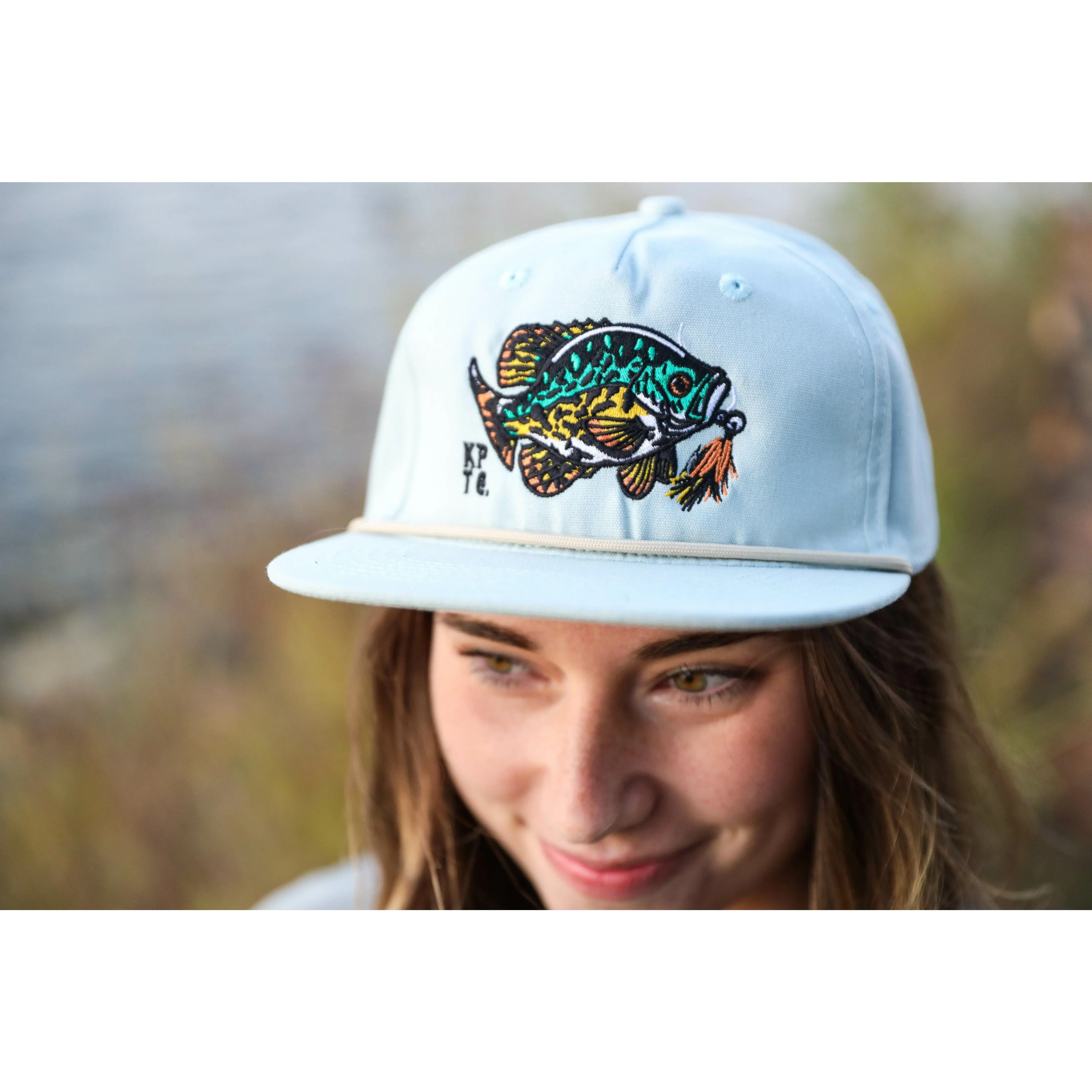 Crappie - Rope Hat - Tarpon Blue