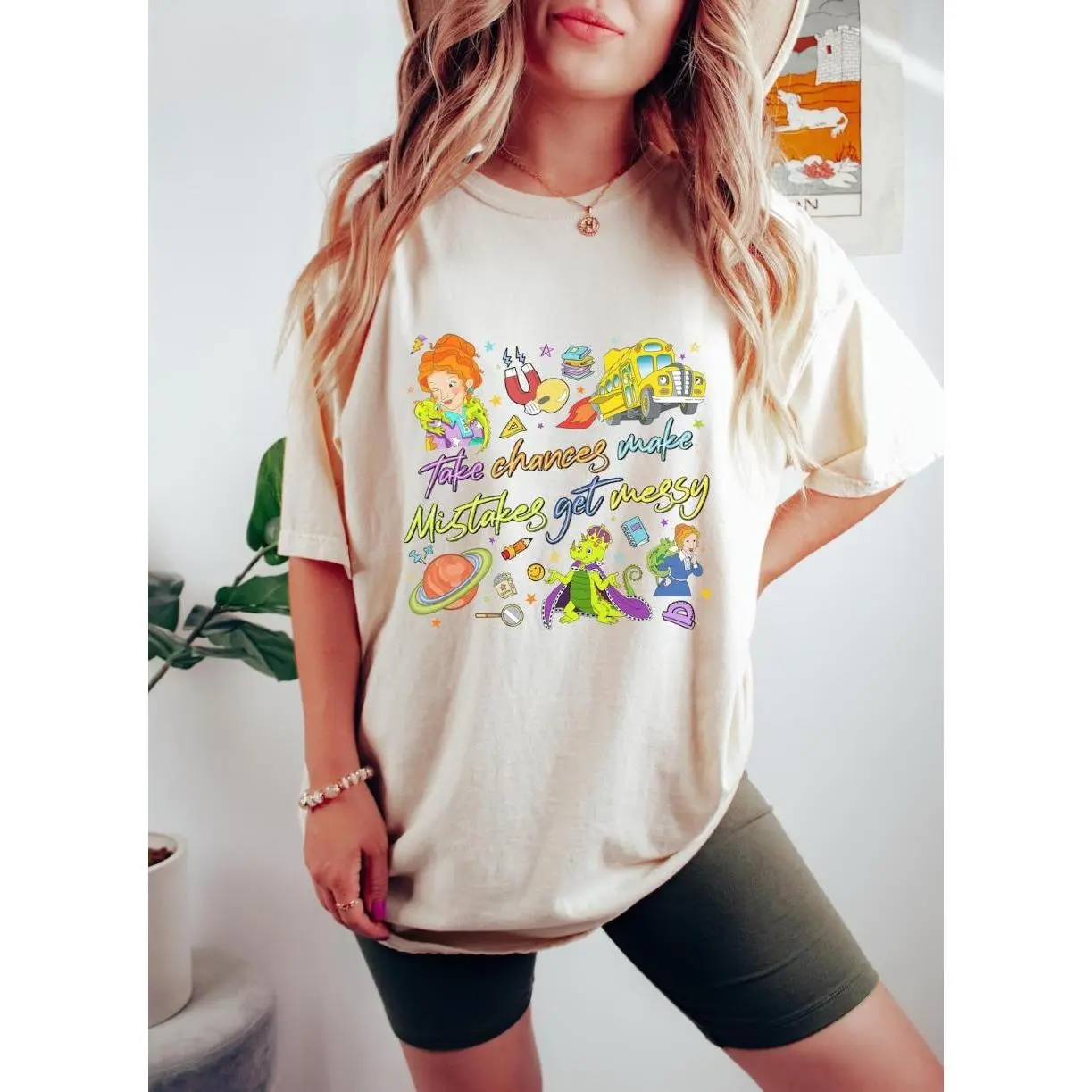 Take Chances Make Mistakes Get Messy Shirt, Miss Frizzle Shirt, Back to School Gift, Magic School Bus Shirt, Teacher Shirt, Get