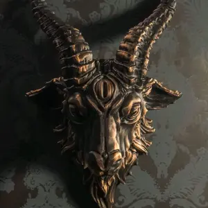 The Seer - Gothic Wall Decor - Cathedral Window - Dark Decor - Dark Academia - Gothic Statuary - Gothic Gallery Wall