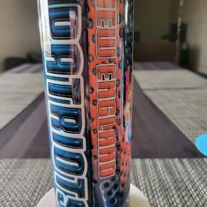 Red/Blue 20oz Skinny Tumbler Drinkware Portable Reusable Washable