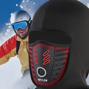 Winter Balaclava Ski Mask - Windproof, Thermal Black High-Quality Polyester-Spandex with Adjustable Headband, Multi-Function Breathable Face Cover, Outdoor Dustproof Mask for Men Outdoor Sports, Party Supplies Accessories