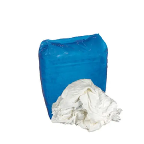 Bleached White T-Shirt Rags - White