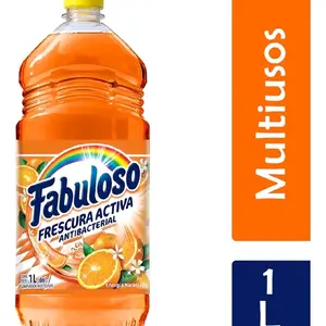 Limpiador Líquido Fabuloso Frescura Activa Naranja Envase 1L