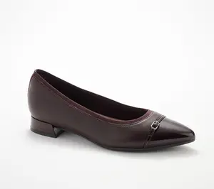 Clarks Collection Leather Flats - Natalyn Dusk