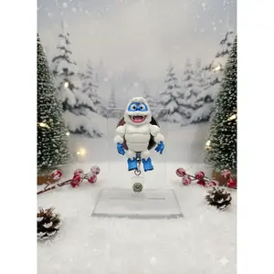 3D Printed Abominable Snowman Badge Reel