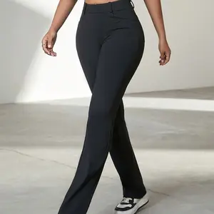 Women's Commuting Pants! High Elasticity & Slim-Fit + Functional Pockets | Perfect for Daily Casual Wear