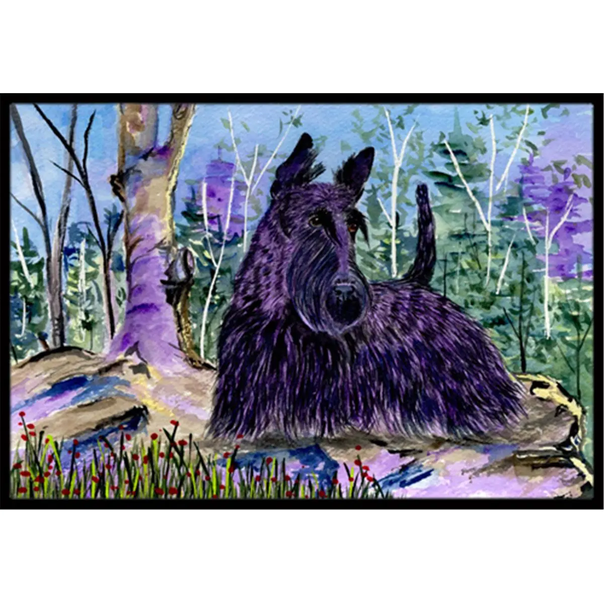 Carolines Treasures SS8666JMAT 24 x 36 in. Scottish Terrier Indoor Or Outdoor Mat