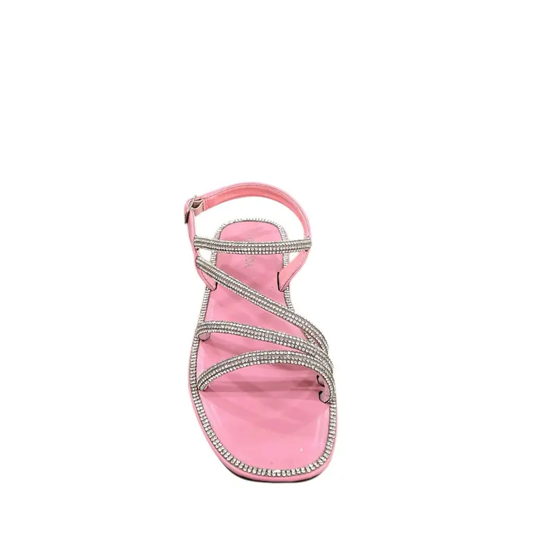 Medusa Pink Strapy Sandal with Sparkling Detailing - Fashion Footwear