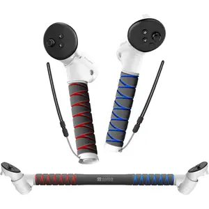 AMVR Upgraded Gorilla Tag Long Arms Controller Extensions Compatible with Meta/Oculus Quest 3S/Quest 3 Accessories, VR Sticks, Beat Saber Handles, Golf Club Attachment, Extension Grips, for VR Game