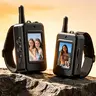 Kids' Rechargeable 2-Way Portable Video Walkie-Talkie 2-Pack - Unisex, 500m/1640ft Range, 3 Channels, 4 Voice Modes, 1000mAh Batteries, Water-Resistant, Recharge & Play Toys, Cool Gifts, Toys for Boys, Ideal for Birthday Parties