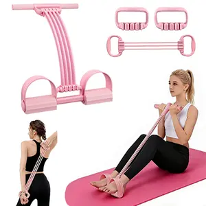 2026 New Abdominal Crunch Fitness Equipment – Leg & Core Workout, Sit-Up Assist, Yoga Elastic Exercise Bands, Home Gym Exercise, Non-Slip Foot Portable Pedal & Resistance Bands for girls