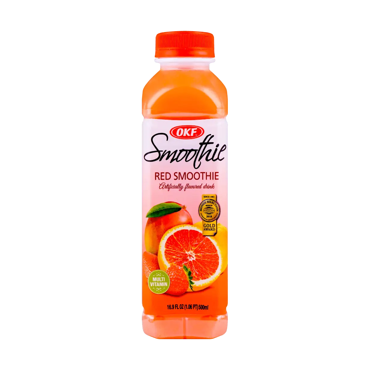 OKF Korean Strawberry Juice Drink, 500ml - Refreshing Fruit Beverage
