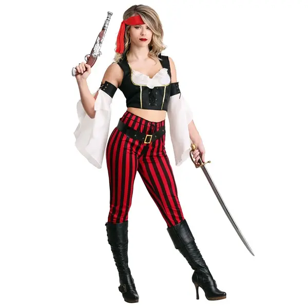 Womens Salty Sea's Deckhand Pirate Costume