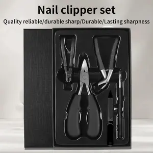 All - in - One Easy Nail Trimming Kit with Gift Box - Essential Tools for Flawless Nail Grooming & Maintenance Cutics Manicure