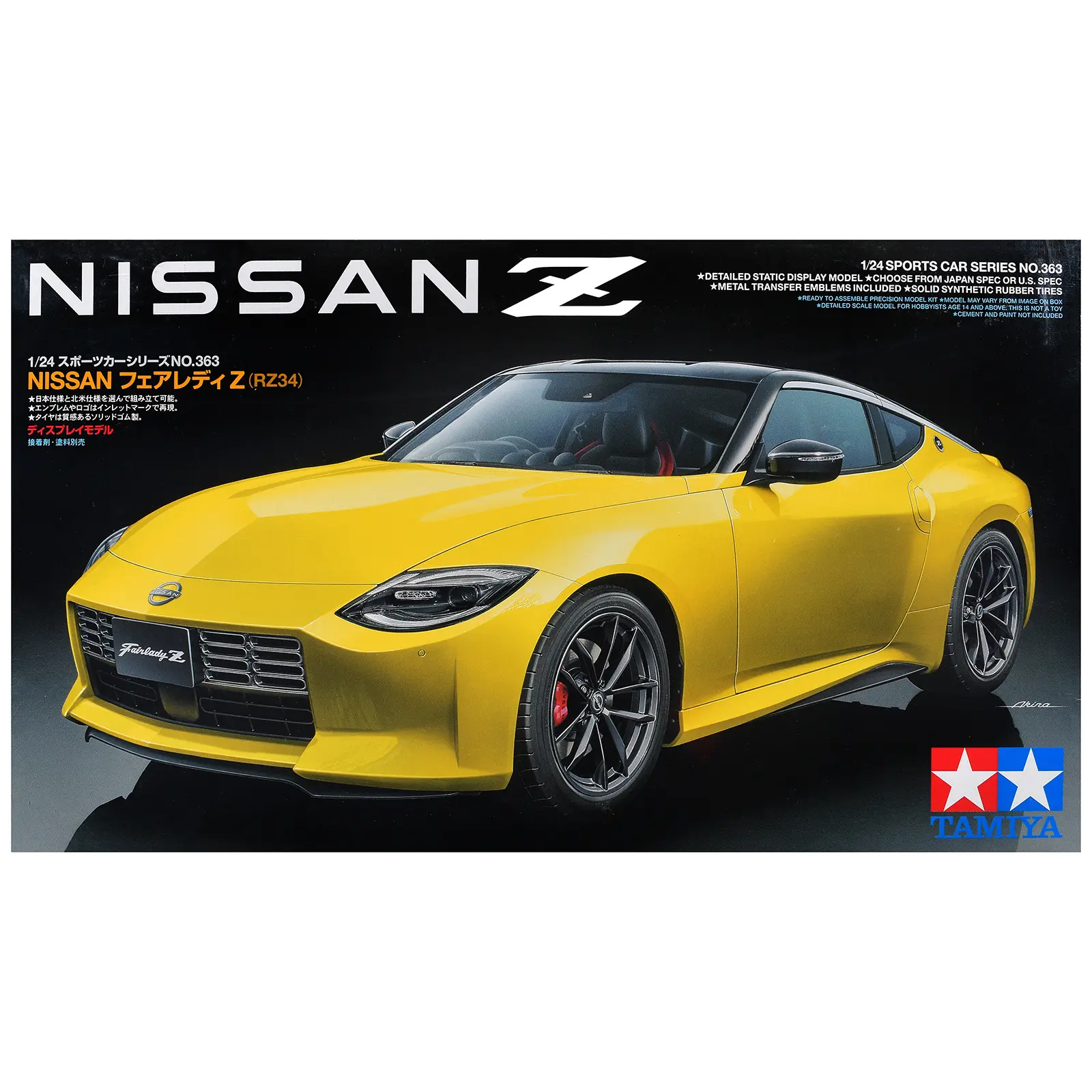 Model Kit Nissan Fairlady Z (RZ34) 1/24 Scale Model by Tamiya