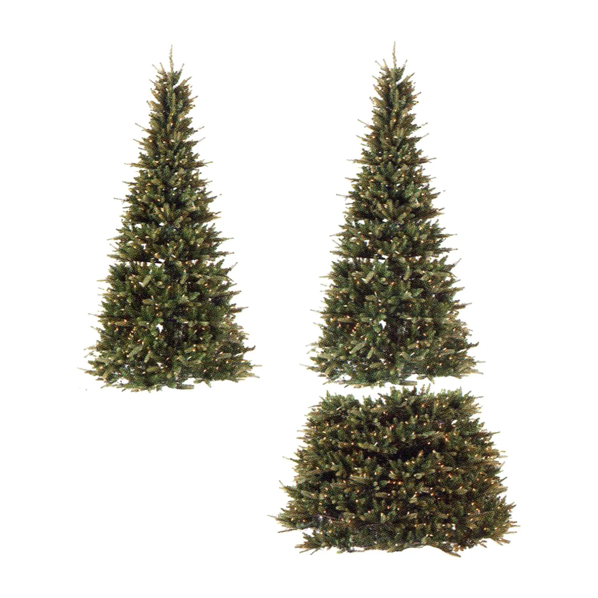 Northlight 7.5' Green Extend-A-Tree Xmas Tree -Clear Lights Northlight 7.5' Green Extend-A-Tree Xmas Tree -Clear Lights
