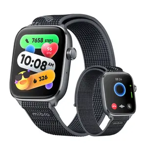 MIBRO Fit Smart Watch for Men Women with Lightweight Design and AI Voice Assistant, AMOLED and 8-Day Battery, Answer/Make Calls, GPS, Heart Rate and Sleep Fitness Tracker for Android & iPhone,Best Smartwatch 2026