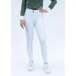 The Finley Knee-Patch Breech in Classic White