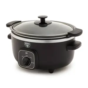 GreenLife 3.5qt Slow Cooker Black