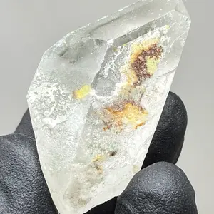 2.0 inch Natural Double Terminated Chlorite Shaman Quartz Specimen with Unique Mineral Inclusions for Collectors