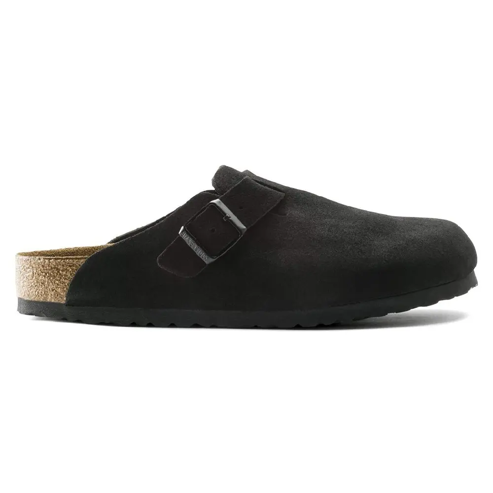 Unisex Birkenstock Boston Soft Footbed Narrow Fit Black (0660473)