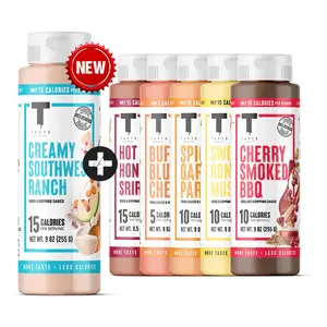 Taste Flavor Co. Taste of Everything Bundle - Variety 5 Pack of Low Calorie Sauces