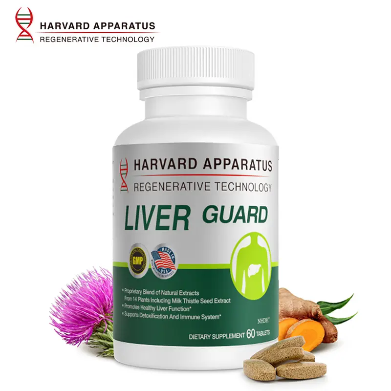 VITAJOURNEY Organic Liver Guard Supplement - Milk Thistle Seed Extract, Multi-Plant 14-Botanical Blend for Liver Health, 60 Tabs