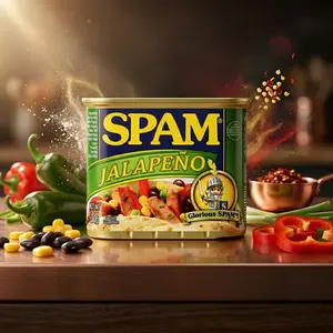 SPAM Jalapeño Flavored Canned Meat, Shelf Stable Ready-to-Eat, 12 oz Can