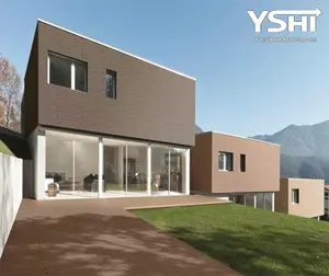 Coffee Exterior Shiplap Siding Boards Modern Outdoor Wall Panel Cladding & Waterproof Architectural Siding for Contemporary Home Facades