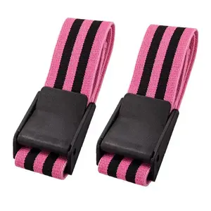 2 Pack Booty Bands Resistance Bands for Arms, Legs & Glutes - Restriction Bands for Squat, Thigh & Butt Training, Polyester BFR Bands for Muscle Gain Without Heavy Weights