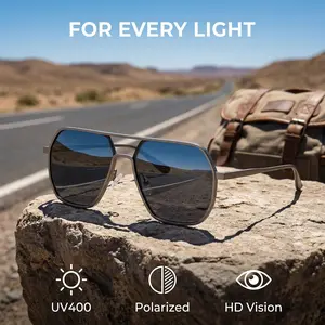 Spring Summer 2026 Sunglasses, Photochromic Polarized Driving Glasses for Men Women, UV400 Anti Glare Day Night Use, Outdoor Cycling Fishing Travel Accessories Vacation Must Have