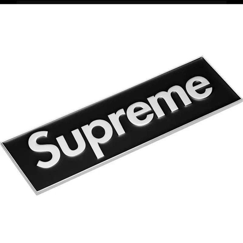 Supreme Box Logo Car Emblem Supreme Box Logo Car Emblem