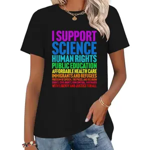 100% Cotton I Support Progressive Liberal Democratic Causes Protest T-Shirt
