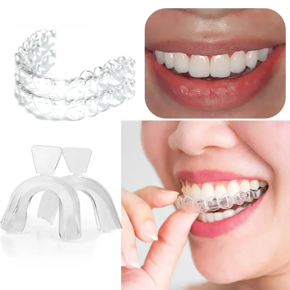 2-8PCS Anti Snoring Bruxism Sleeping Mouthguard Molding Tray Stop Teeth Grinding Sleep Aid Night Guard Gum Shield Mouth Health Care