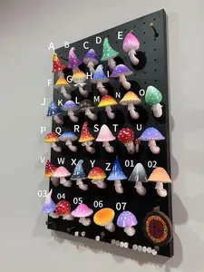 Colorful Mushroom Fridge Magnets - Cute Mushroom Decor, Aesthetic Home and Kitchen Accessories, Dopamine Style Decorations magnet