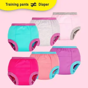 6-Pack  Potty Training Pants for Boys and Girls  – Soft and Comfortable 100% Cotton Training Underwear for Toddlers