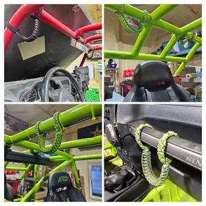 Happy Jeepinit Paracord Grab Handles for Jeep Wrangler and ATV/UTV