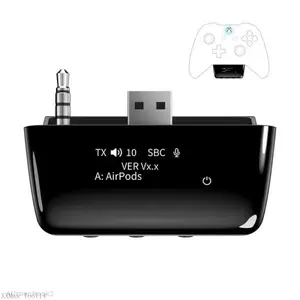 Bluetooth 5.2 Wireless Audio Adapter for Xbox One, Xbox Series X |   S and Elite 2 Controller, Xbox Mic Adapter with Screen Supports Low LatencyAUrbanNook2XXMax Tool14