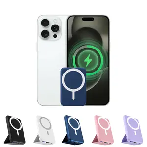 Portable Charger，Portable iPhone Charger，Power Bank Charger 10000mAh Magnetic Wireless Power Bank with Stand, 15W Fast Charging, 22.5W PD USB‑C Portable Charger, LED Display, Charge 3 Devices for iPhone 17/16/15/14/13/12 Series & More MagSafe 10000