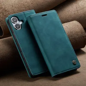 [Free/ship] For iPhone 16 Pro Max Plus 15 14 13 12 11 Pro Max Cover Luxury Matte Retro PU leather Case Magnetic Wallet Flip Stand Card Slot Holder