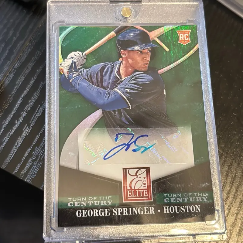 George springer Rookie elite auto George springer Rookie elite auto