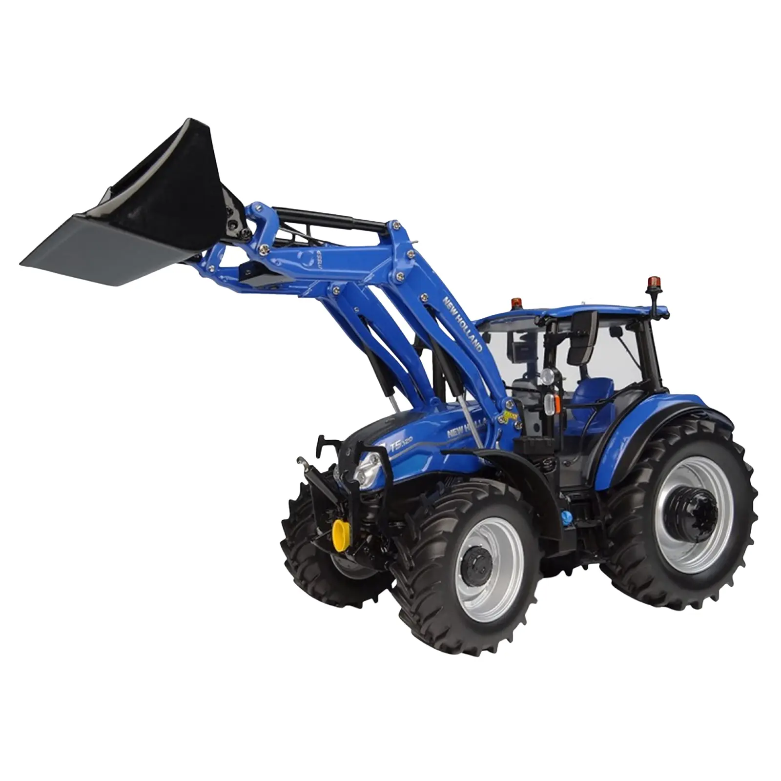 New Holland T5.120 Tractor with Front Loader Dynamic Blue 1/32 Diecast Model by Universal Hobbies