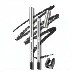 Long-lasting Gel Eyeliner Pencil Waterproof Smudge Proof Eye Liner for Inner and Outer Eyelid, Creamy Smooth Glide Precision Liner for Winged Eye Makeup and All Day Wear.