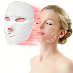 Wireless LED Red Light Therapy Face Mask - Gentle, Portable, Rechargeable Adult Skincare Device for Daily Home & Travel Use, Suitable for All Skin Types, Ideal Gifts for Women, Led Face Mask,summerwins