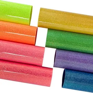8-Piece Colorful Glitter Faux Leather 8.2"x11.81" | Very suitable for DIY handmade crafts, home decor, bags, earrings, jewelry and other craft materials | In stock at US overseas warehouse