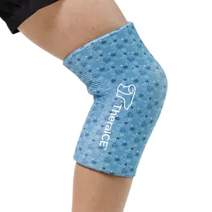 TheraICE | Hot & Cold Knee Compression Sleeve Junior with Patella Strap for Junior Use Comfortable Fit Unique Pattern