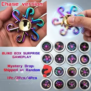 Rainbow Color Alloy Fidget Spinner Metal Finger Hand Spinner Stress Relief Sensory Toy